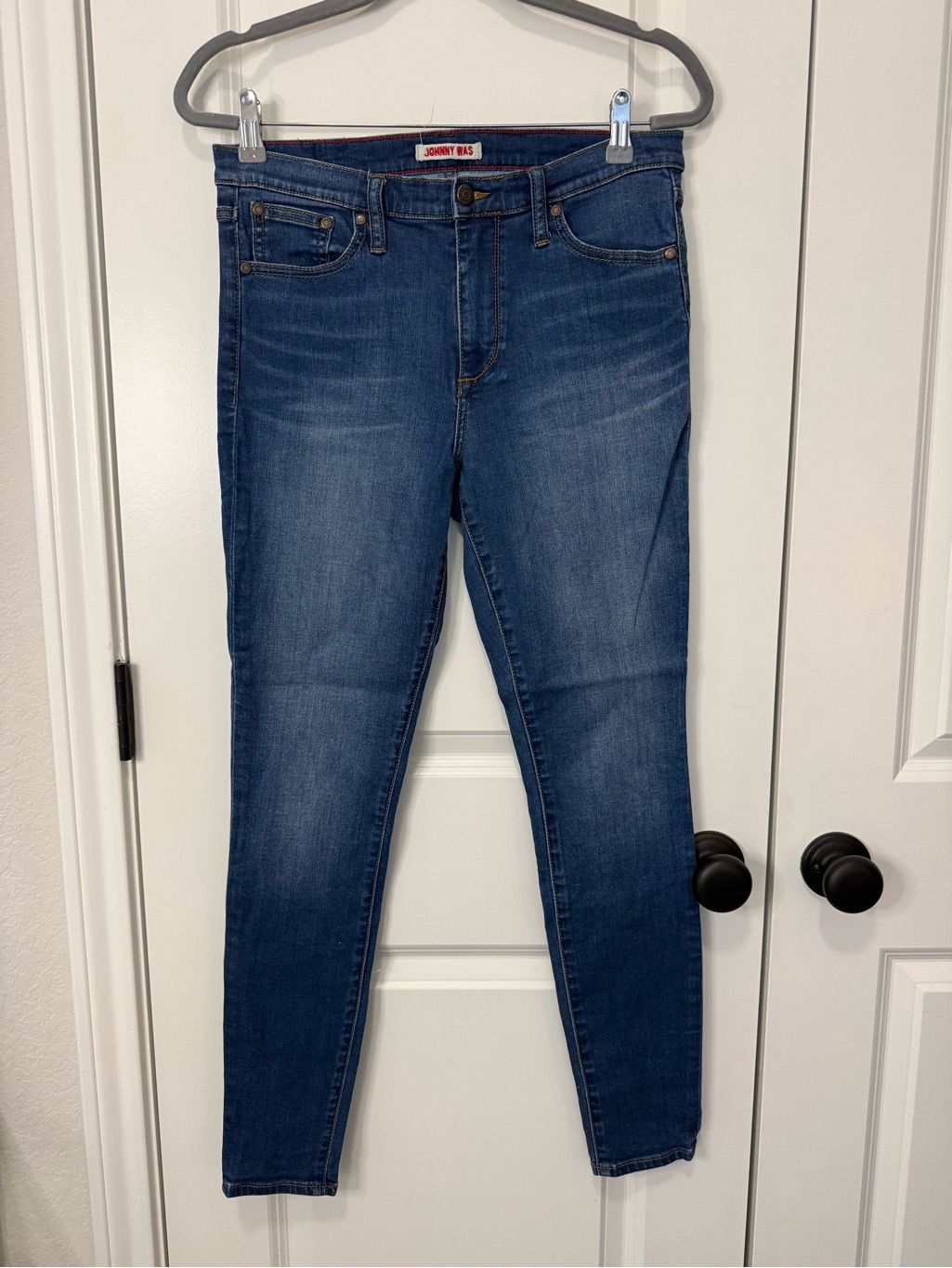 Johnny Was Women’s High Rise Denim Skinny Jeans
